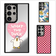 For Samsung S25 S24 S23 Ultra Heart Dunks Animal Sticker Case Galaxy S23 S24 S25 Plus Hard Back Shoc