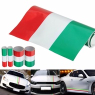 5M Italy Flag Stripe Car Hood Vinyl Sticker Decal