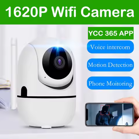 1620P Indoor IP Wifi Camera YCC365 Plus Video Surveillance Wireless Smart Home Auto Tracking Night V