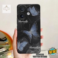 HP Vivo V60 5G 2025 Case - Latest Vivo V60 5G Case - Butterfly Case Motif - Cellphone Protector - Vi