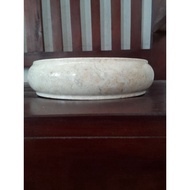 Marble bonsai pot D23 pasu bunga bonsai pot