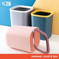 ZENi Minimalist Waste Bin | 12 Litre Polypropylene Dustbin With Free Plastic Garbage Bags For Modern