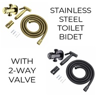 Toilet Bidet 2-Way Valve Stainless Steel