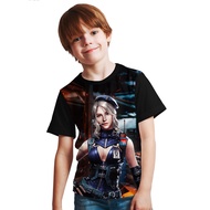 FREE FIRE LAURA GAME T-SHIRT FREE FIRE CHARACTER FF - FREE FIRE CHILDREN'S DISTRO T-SHIRT