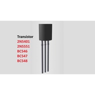 Transistor Pack 2N5401 / 2N5551 / BC546 / BC547 / BC548 – 20pcs/set.