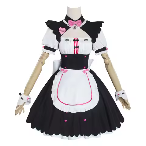 Vanilla Roleplay Costume NEKOPARA Cosplay Kawaii Maid Dress Women Girls Full Set Cute Lolita Hallowe