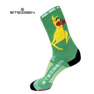 STEIGEN Boxing Kangaroo Running Socks 3/4 Length Steigen Running Socks Cycling Marathon Socks Footba