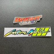STICKER STIKER KAWAHARA SETAN JALANAN RAJA JALANAN CUSTOM WORLD CUTTING