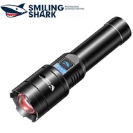 ED SMILING SHARK SD-5220 M80 - CAHAYA SUPER TERANG - BISA DI ZOOM - BISA JADI POWERBANK - FREE BATER