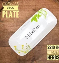 🔥CNY MEGA SALE 🔥Fish plate corelle loose 1 pcs European herb 🔥