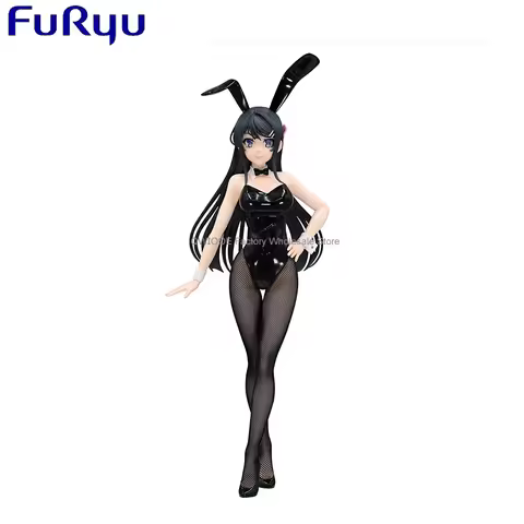 Original Genuine FuRyu BiCute Bunnies Rascal Does Not Dream Of Bunny Girl 29cm Sakurajima Mai PVC Mo