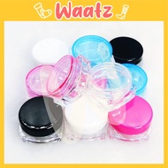 (HM 61) 5g Cosmetic Cream Container Round Square Bottom Skincare Trial Sample Empty Bottle Box kosme