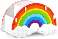 Desk Pencil Holder for Kid, Rainbow Pencil Holder for Desk, Kid Pencil Organizer for Office Home Sch
