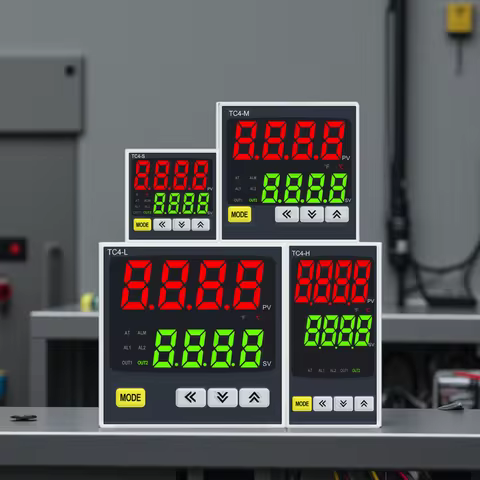 Thermostat Digital Temperature Controller 220v AC PT100 K J Input TC4S TC4H TC4L TC4M PID Temp Contr