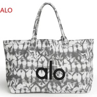 （ALO） Alo Yoga Single Shoulder Canvas Bag For Women Large Capacity Tote Bag Shopping Bag Sports Casu