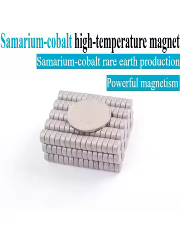 50pcs/lot Samarium-cobalt high-temperature resistant powerful circular magnets, diameter 2-4mm