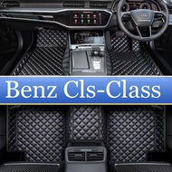 [READY STOCK] 【Benz Cls-Class 】 Premium Leather Auto Mats Car Floor Mats Foot Pads Foot Liners Pedal