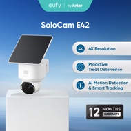 eufy Solar Security Camera E42 4K Wireless Outdoor | AI Motion Tracking Pan & Tilt Facial Recognitio