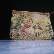 【老時光 OLD-TIME】早期歐洲人物刺繡手拿包