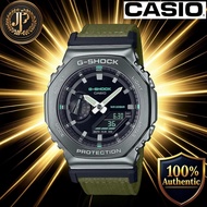 [Casio][G-SHOCK] Watch [Genuine Japan] web Metal Covered GM-2100CB-3AJF Men's Olive Green