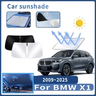 Car Front Windshield For BMW X1 2009~2025 2010 2011 Sunshade Windshield Sun Protection Heat Cover Su