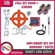 ARM Robot – DIY Kit Robot ARM Arduino Nano + 4 Servo SG90 + Coding | Monsterchip
