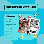 GANTUNGAN 2-sided Keychain, Custom Photo & Song