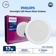 Meson 59472 150 17W Philips LED Downlight Outbow Round
