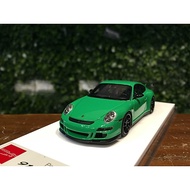 1/43 MakeUp Porsche 911 (997) GT3 RS 2007 Green EM600H [MGM]