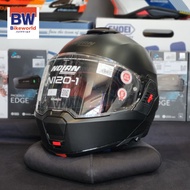 NOLAN N120-1 CLASSIC MATTE BLACK (302) - MODULAR HELMET [BIKEWORLD PENANG]