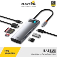 Baseus - Hub Type-C 7in1 Adapter For Phone, Laptop, Support HDMI 2*USB 3.0, 2*USB-C, TF SD Card