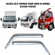 ISUZU ELF NPR66 HICOM N-SERIES NQR NKR DOOR VISOR CHROME ISUZU HICOM ACCESSORIES