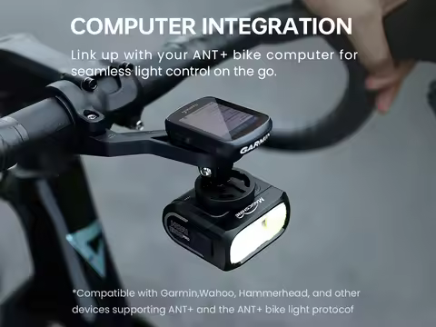 Magicshine HORI 1300PRO Dual Mounted Bike Light, Cut-off Line Beam Bicycle Light with ANT+, Compatib