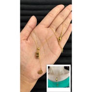 Titanium bar necklace, women's stainless steel necklace, trendy necklace