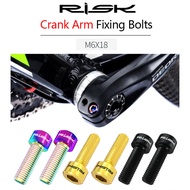[Jet Cycle SG Stock] RISK Titanium Bolt M6x18mm (2pcs) Crank Arm Fixing Bolts