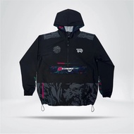 [NEW] RACERTEES Jaket Windbreaker Street Service Black - RJ.425