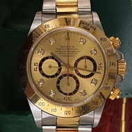 Pre Owned-Rolex 16523G Champ 全對期直殼 *倒6*