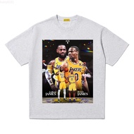 James LeBron James LeBron James Russell Wesbrook Pure Cotton T-shirt Heavy oversize Washed Distresse
