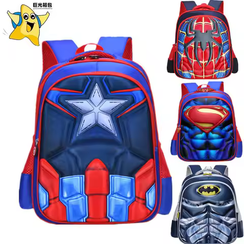 Spider King Kids Backpack: Waterproof Nylon & Large Capacity for 2-16 Year Olds
