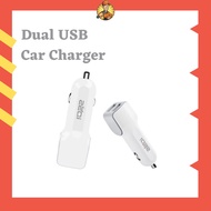 Car Charger fast charging Metal Dual USB car charger adapter car phone charger