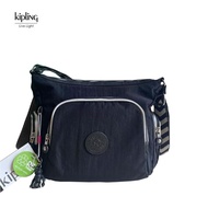 Kipling Gabbie กระเป๋าสะพายข้างกระเป๋าถือ (สร้อยคอจี้รูปลิงฟรี)