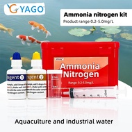 YAGO 3-in-1 Water Test Kit: Dissolved Oxygen / Ammonia Nitrogen / Total Hardness for Aquaculture & H