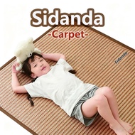 SID Bamboo Mat Summer Cool RattanMat Double Folding Tikar Rotan Tikar buluh tikar Carpet