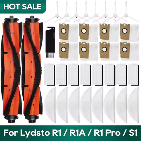 Fit For Xiaomi Lydsto R1 /R1A /R1 Pro /S1 /L1 Replacement Accessories Spare Part Main Side Brush Hep