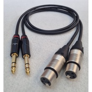 Dây canon ra jack 6 ly St chân đồng nguyên chất(giá 1 sợi )