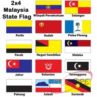 2 x 4 Malaysia States Flag