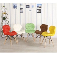 [READY STOCK] Emmi Chair Eames chair Modern Dining Chair PU Vintage lounge Chair kerusi makan ruang 