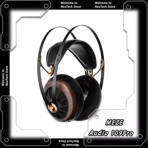 MEZE Audio 109Pro Headphone Open Moving Coil Wired HIFI Sound Stereo Headphone 50mm Moving Diaphragm