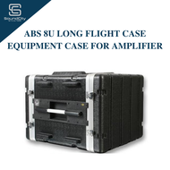 ABS 8U Long Flight Case Equipment Case For Amplifier