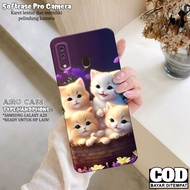 Softcase SAMSUNG GALAXY A20/A30 Latest Case SAMSUNG A20/A30 Fashion Case CAT Casing SAMSUNG A20/A30 